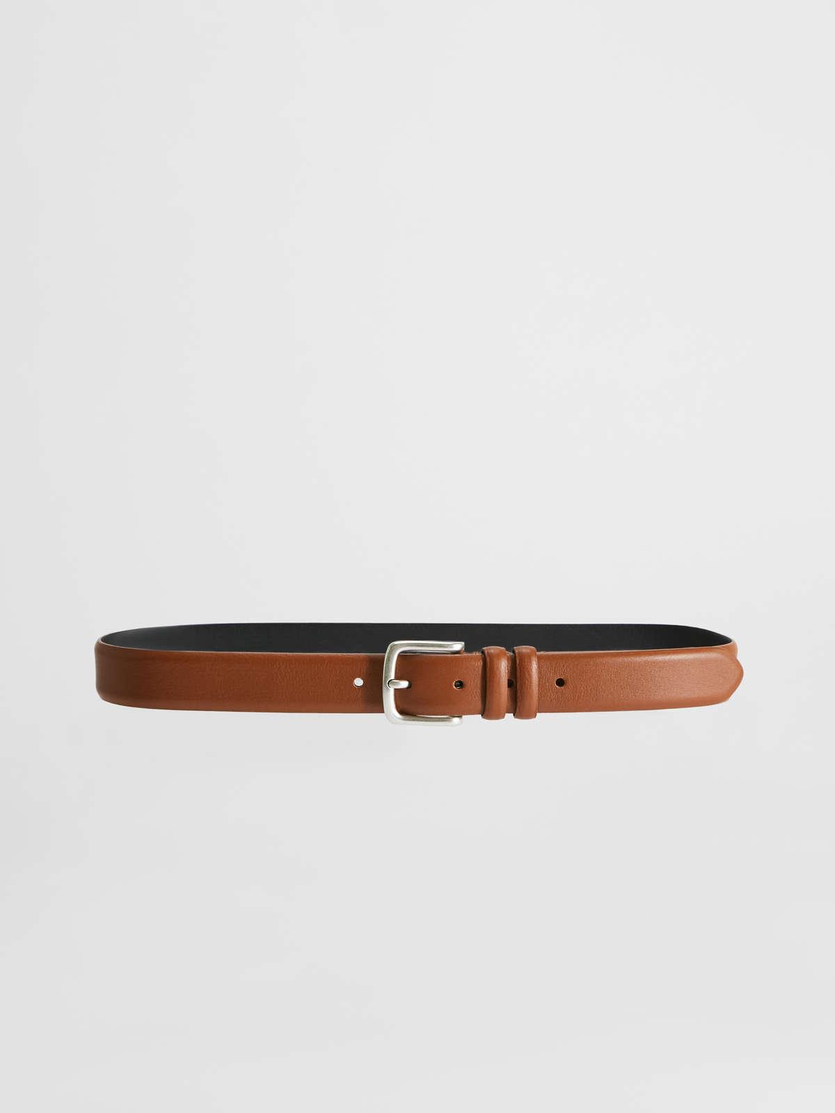 Womens Max Mara Belts | Leather Belt Tobacco