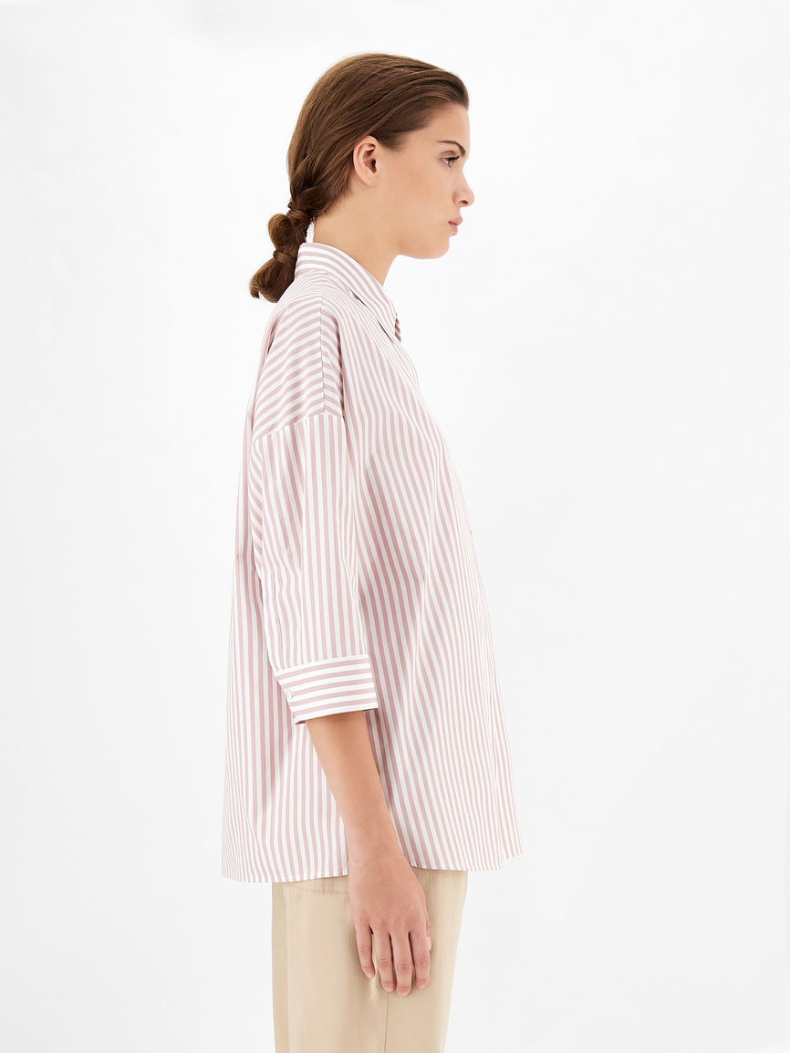 Womens Max Mara Blouses | Cotton Poplin Shirt Pink