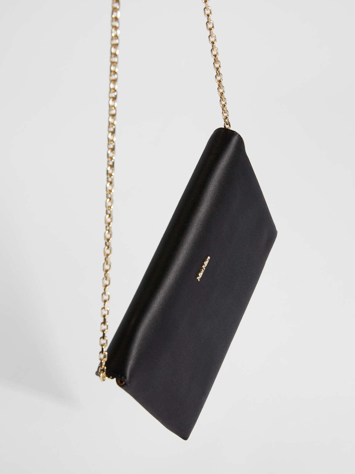Womens Max Mara Clutch Bags | Satin Clutch Black
