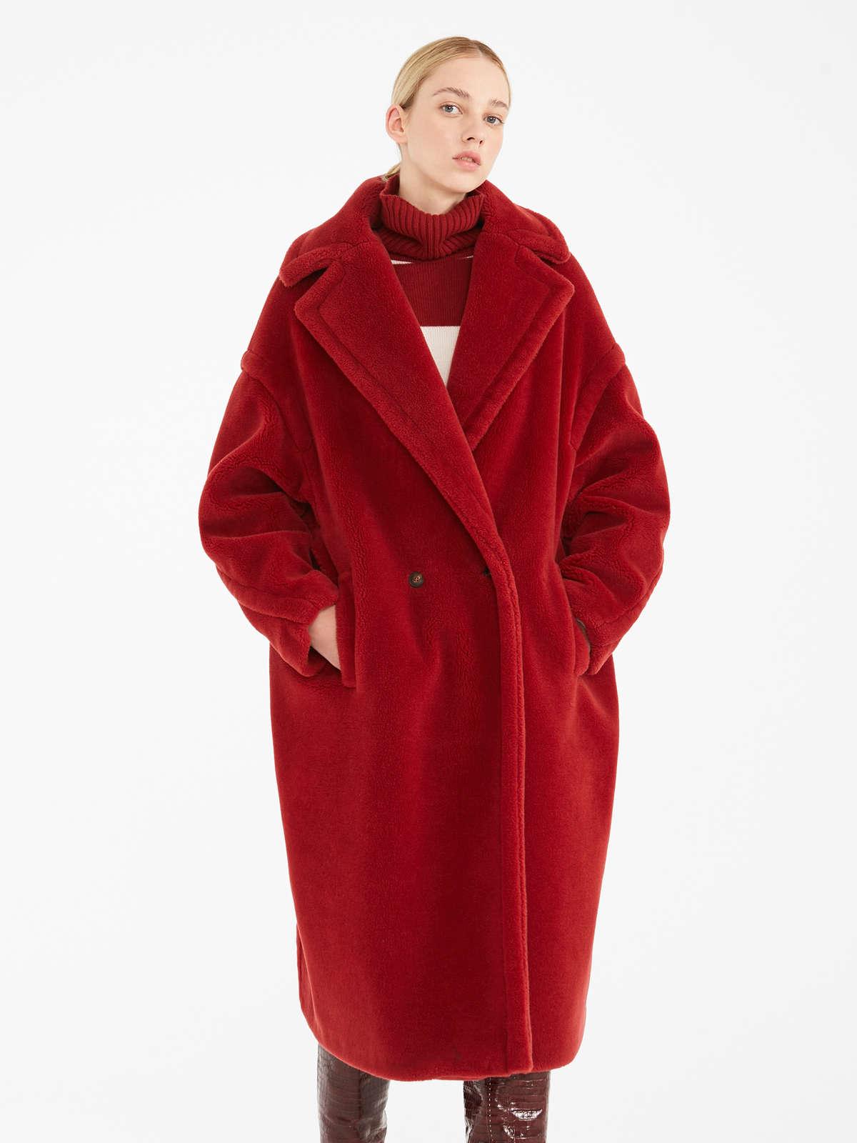 Womens Max Mara Coats | Teddy Bear Icon Coat Red