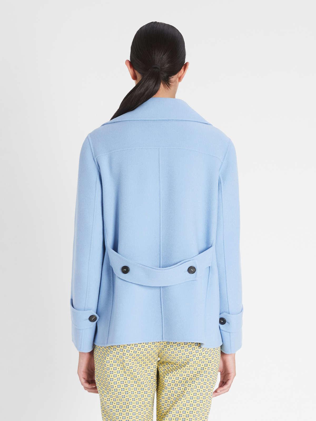 Womens Max Mara Coats | Wool Coat Sky Blue