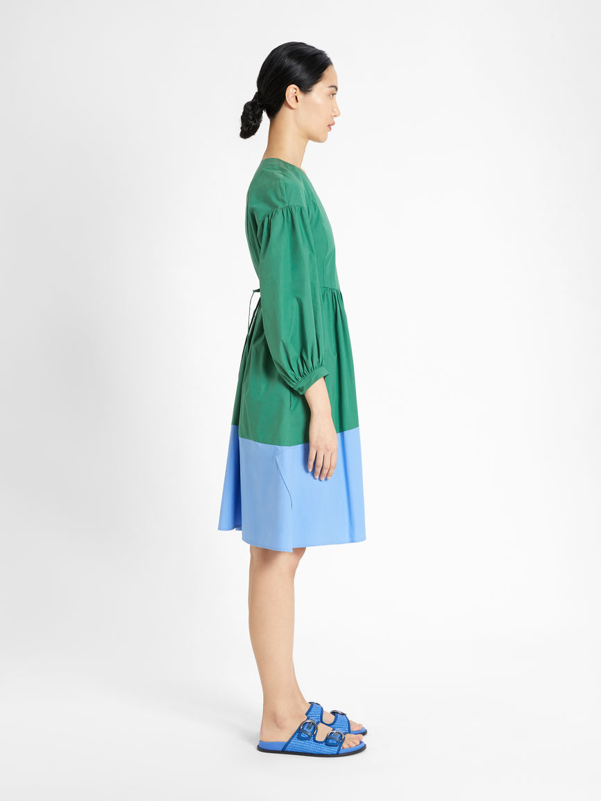 Womens Max Mara Dresses | Cotton Poplin Dress Green