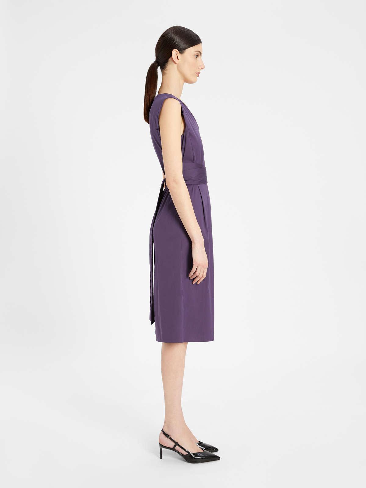 Womens Max Mara Dresses | Cotton Poplin Dress Purple
