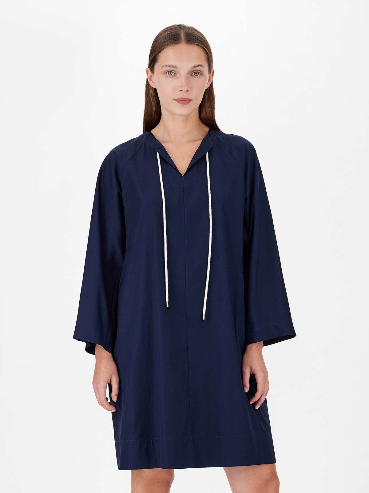 Womens Max Mara Dresses | Cotton Poplin Dress Ultramarine