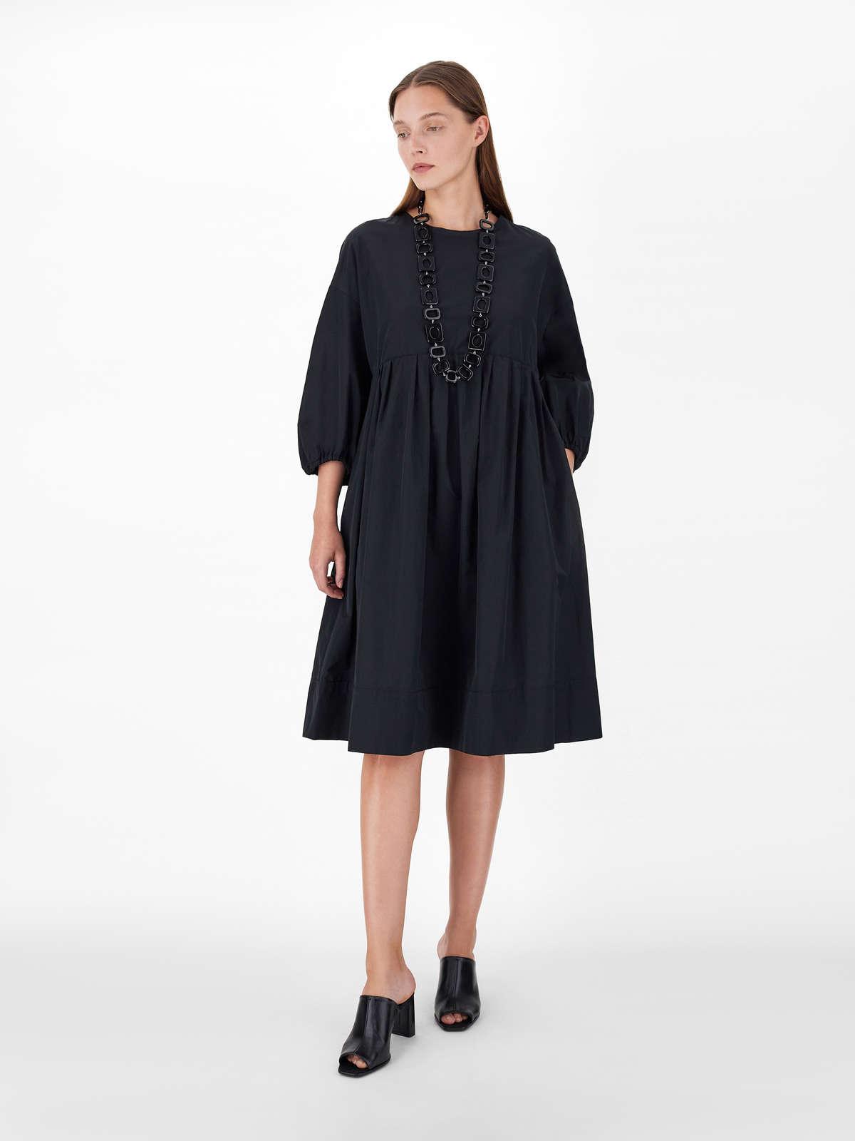 Womens Max Mara Dresses | Cotton Taffeta Dress Black