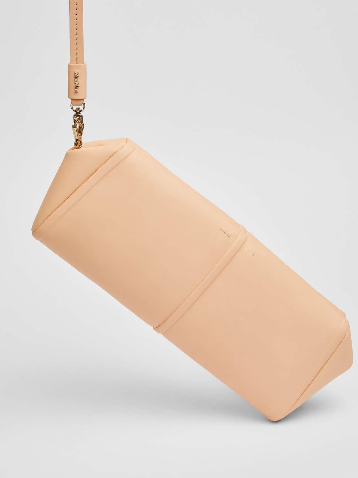 Womens Max Mara Handbags | Leather Clutch Bag Peach
