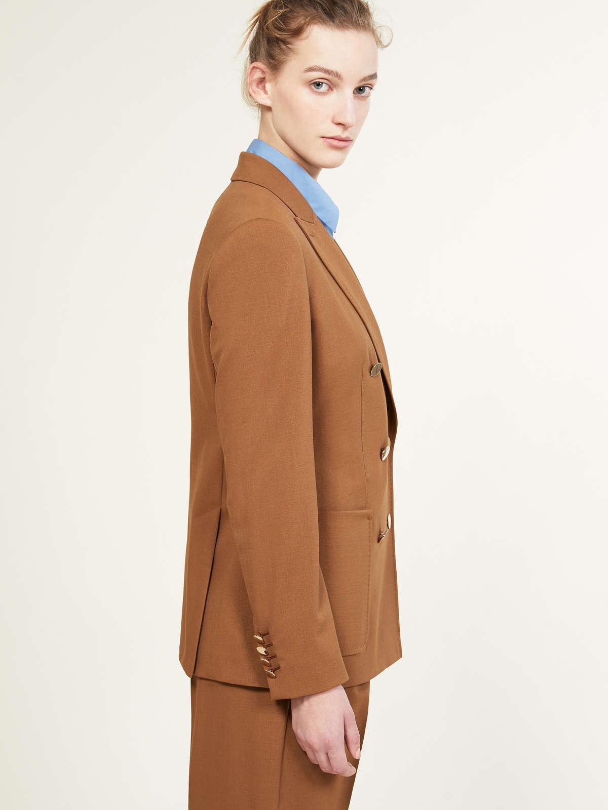 Womens Max Mara Jackets And Blazers | Blazer In Wool And Mohair Faille Caramel