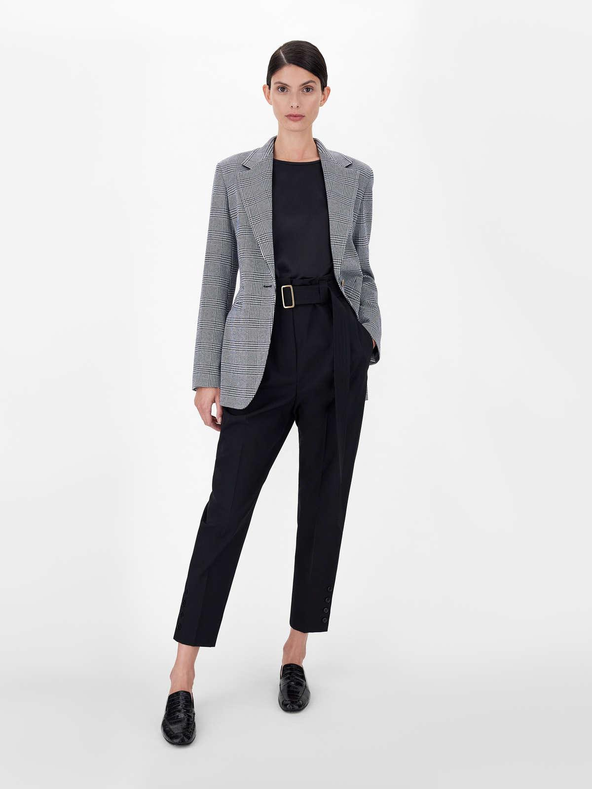 Womens Max Mara Jackets And Blazers | Cotton And Viscose Jersey Jacquard Blazer Ultramarine