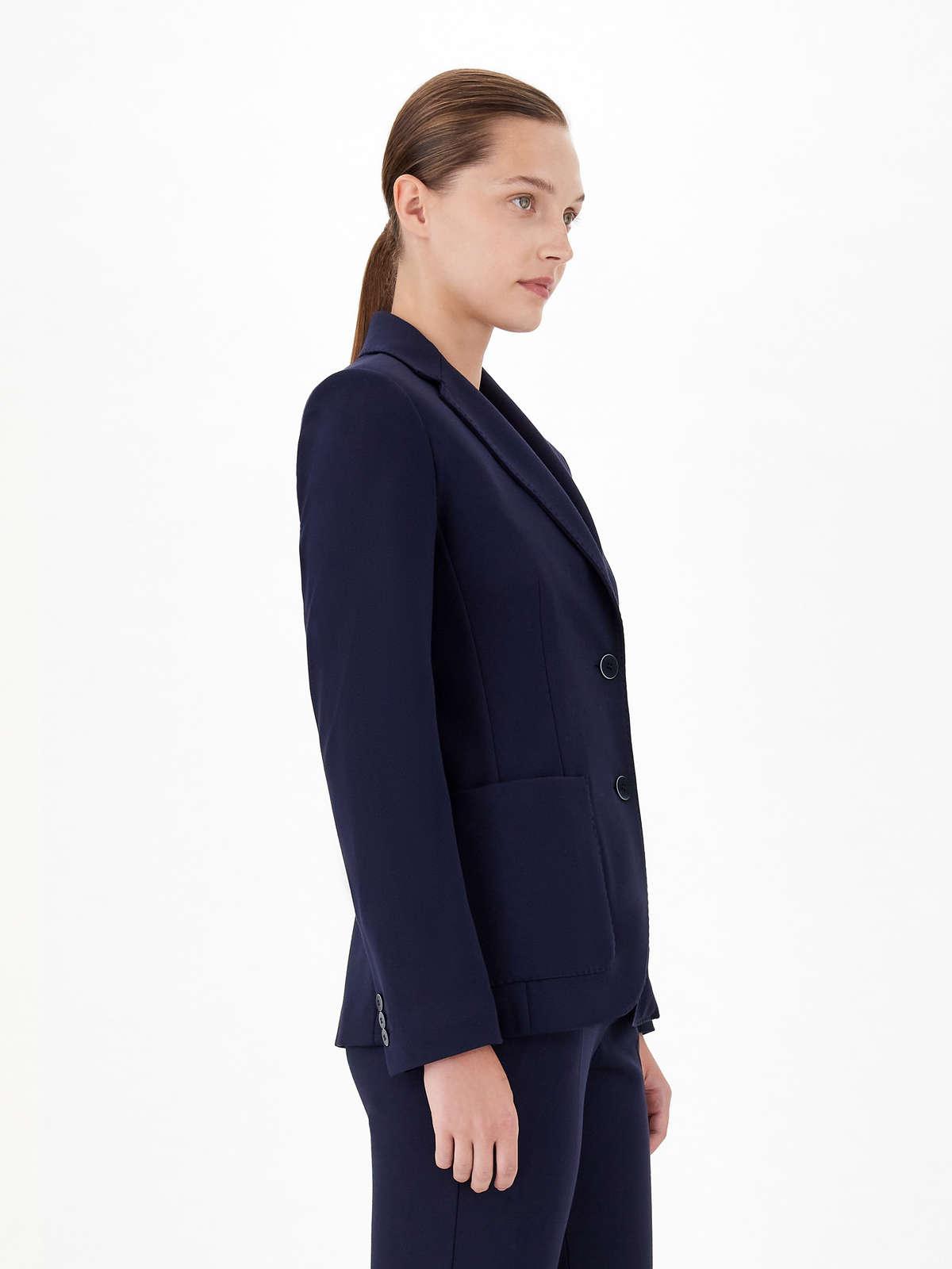 Womens Max Mara Jackets And Blazers | Viscose Jersey Jacket Navy