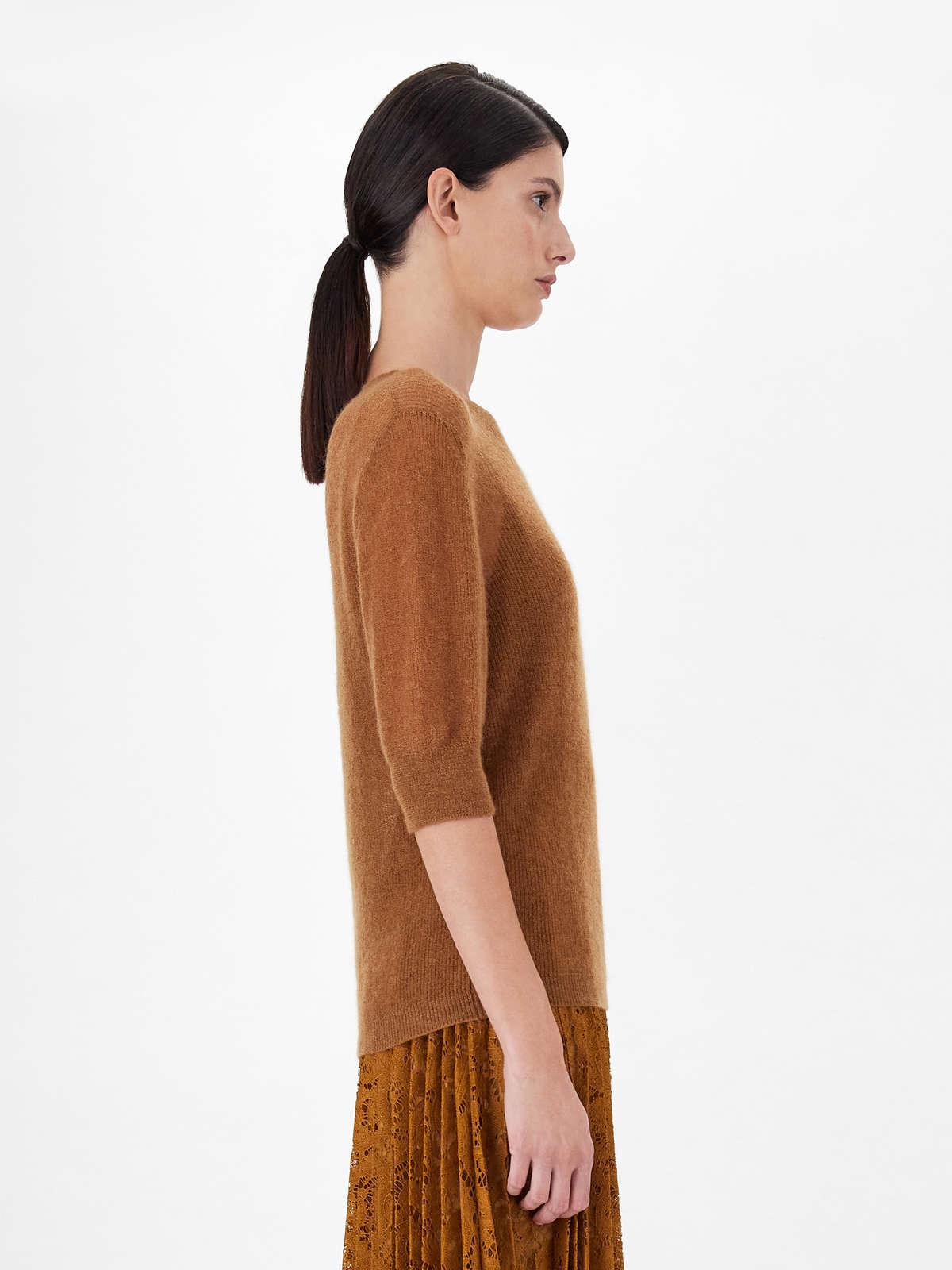 Womens Max Mara Knitwear | Brushed Mohair Sweater Mud