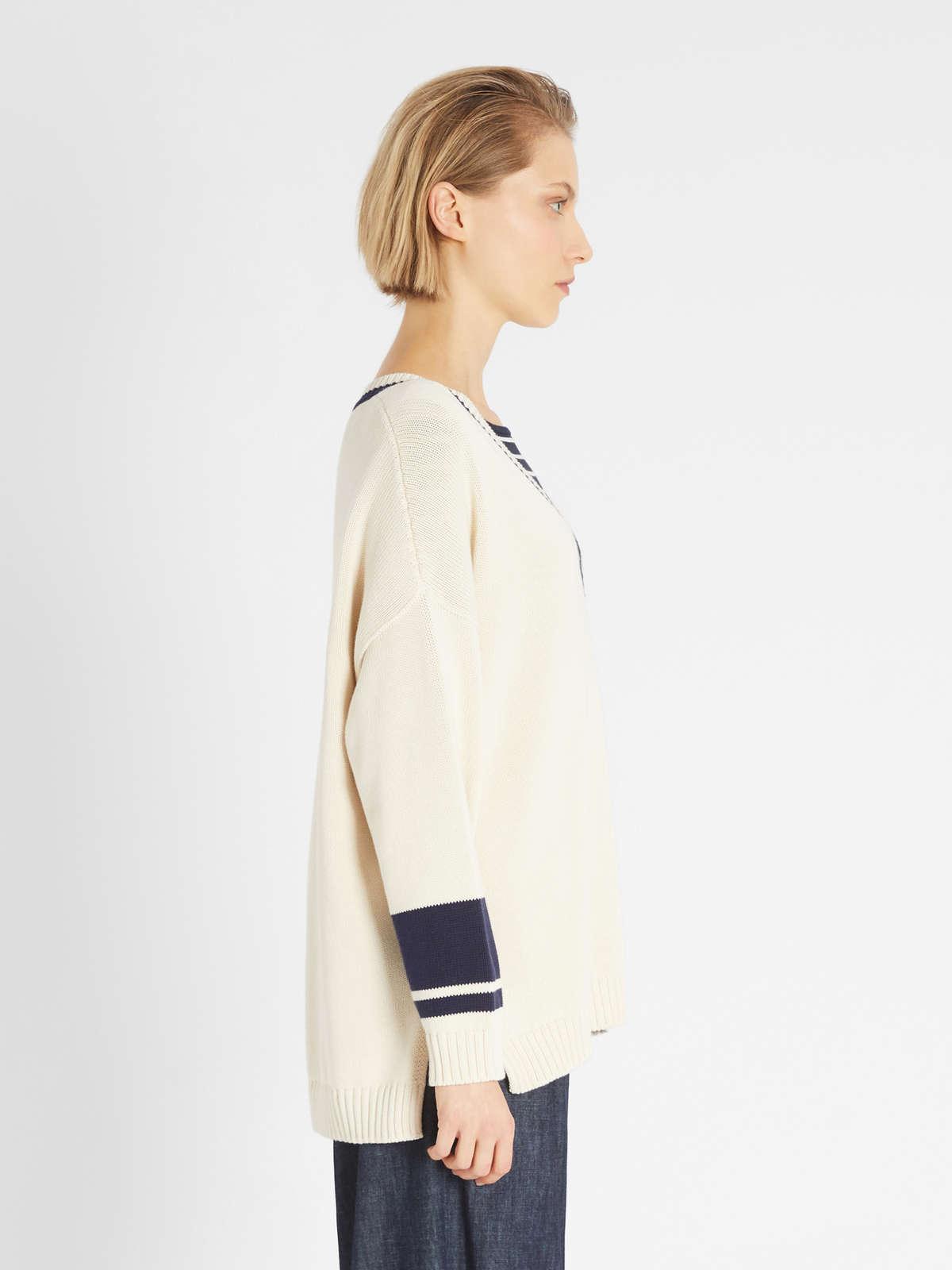 Womens Max Mara Knitwear | Cotton Yarn Sweater Sand