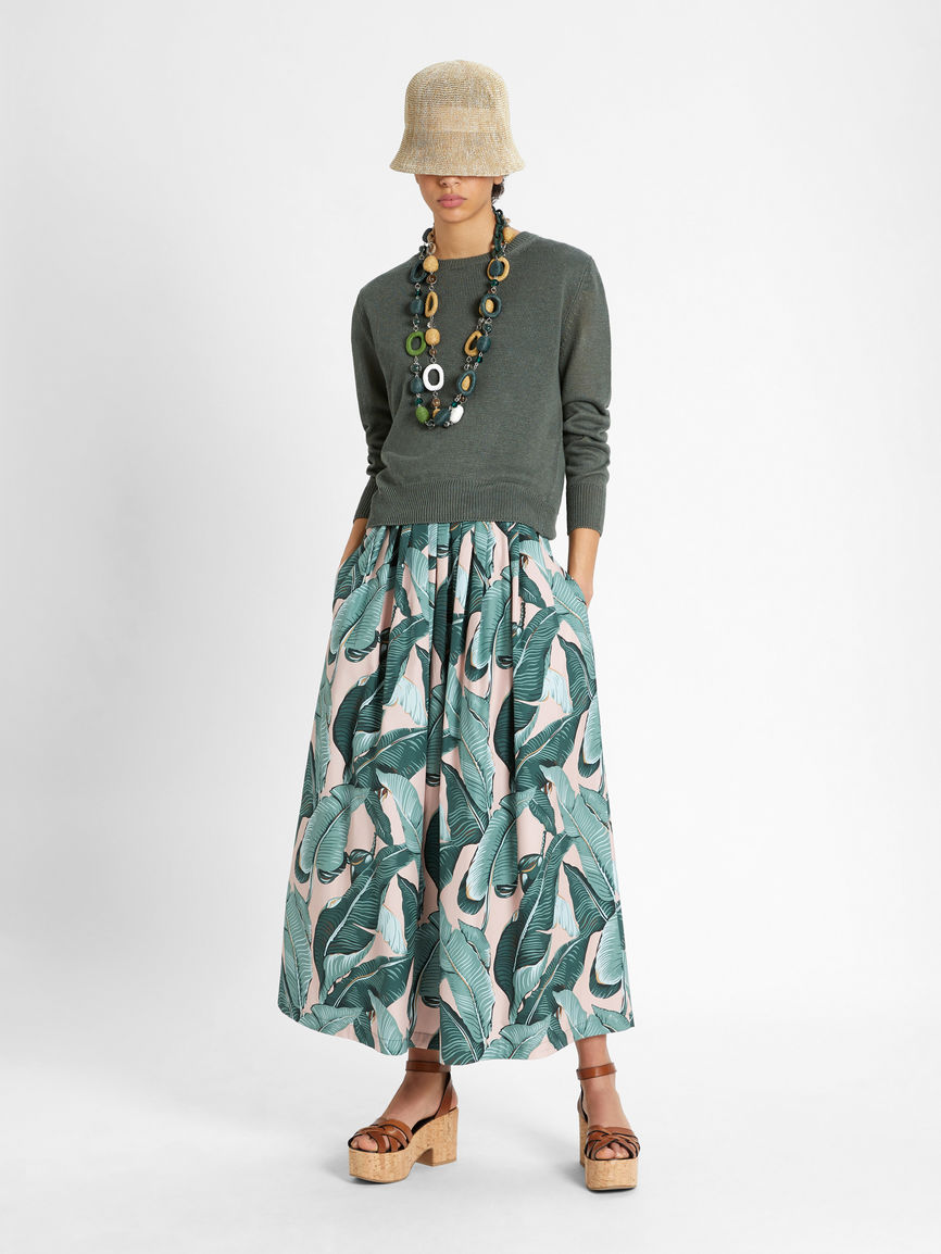 Womens Max Mara Knitwear | Flutterflies Pullover Dark Green