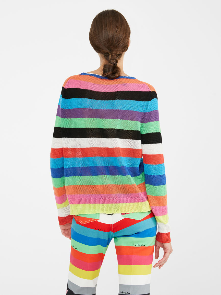 Womens Max Mara Knitwear | Flutterflies Pullover Multicolour