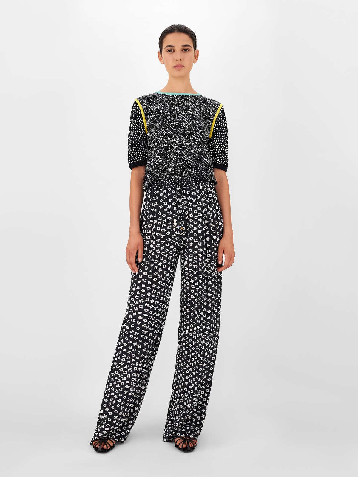 Womens Max Mara Knitwear | Viscose Crepe Yarn Sweater Black
