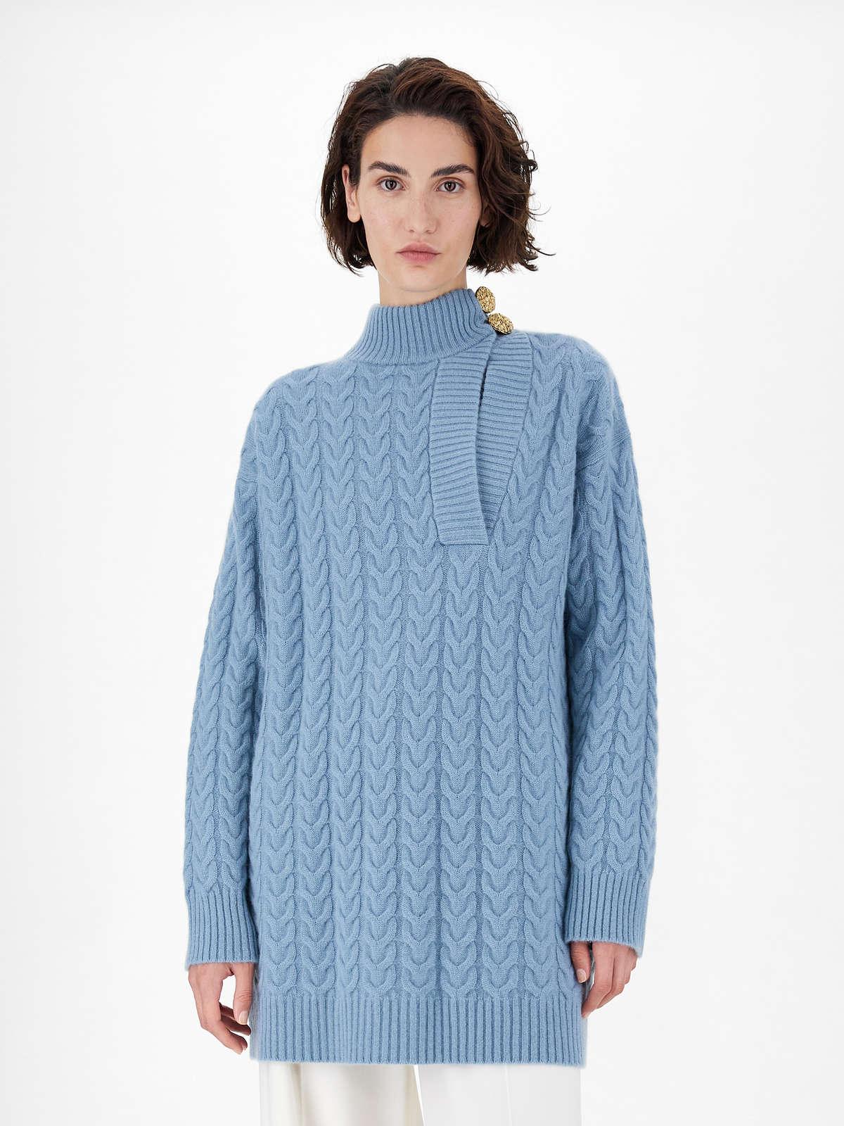 Womens Max Mara Knitwear | Wool And Cashmere Yarn Jumper Green