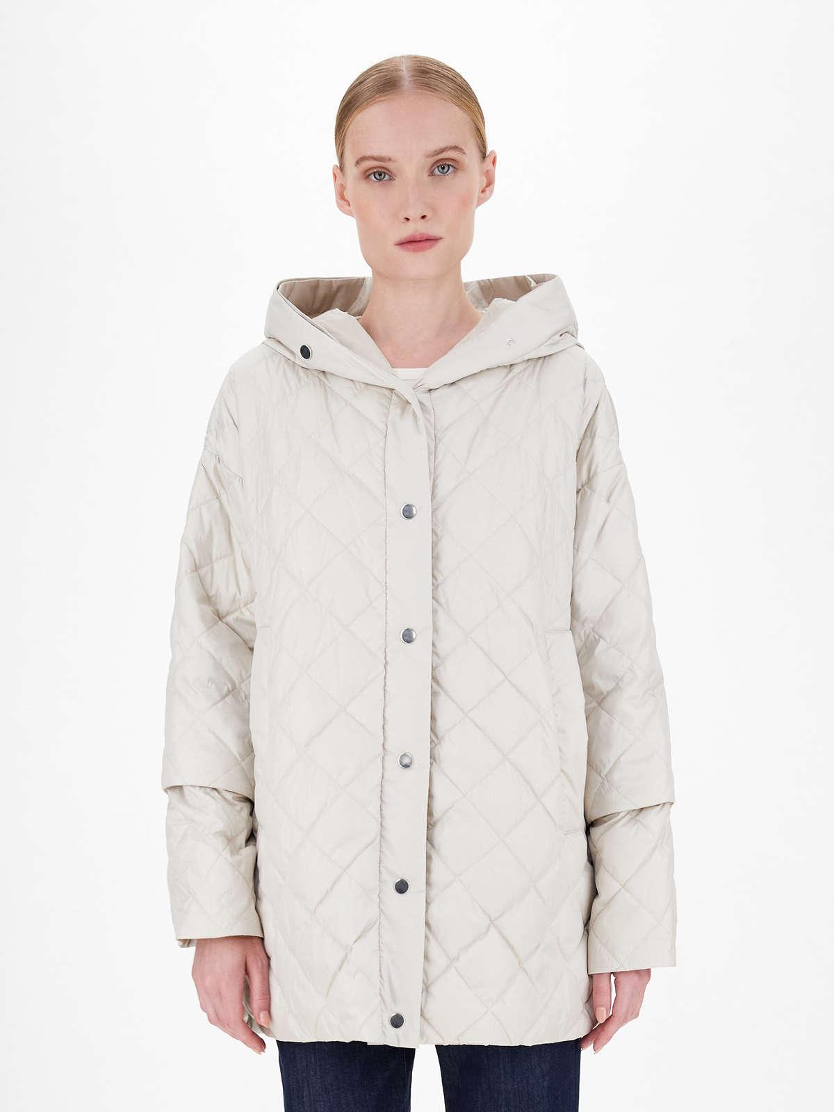 Womens Max Mara Padded Coats | Water-Repellent Reversible Canvas Down Jacket Ivory