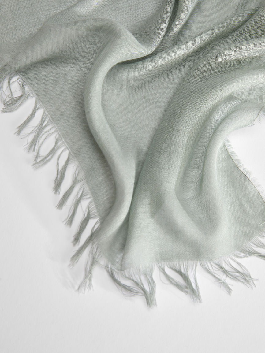 Womens Max Mara Scarves And Foulards | Cashmere And Viscose Yarn Stole Pastel Green