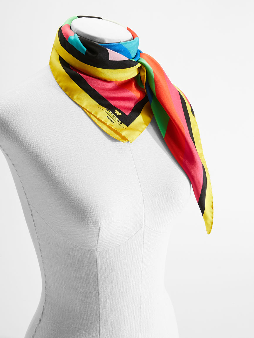 Womens Max Mara Scarves And Foulards | Flutterflies Scarf Multicolour