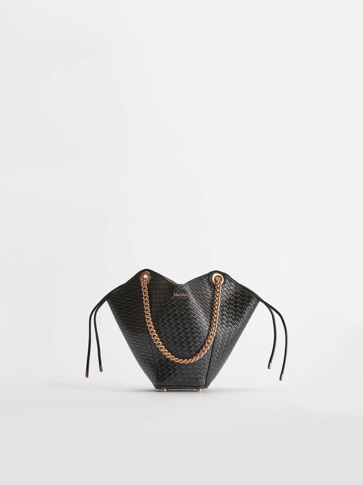 Womens Max Mara Shoulder Bags | Leather Bag Black