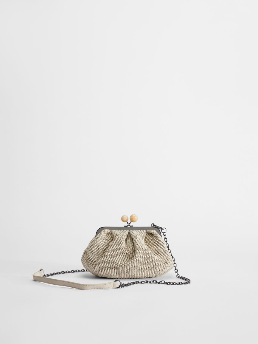 Womens Max Mara Shoulder Bags | Small Raffia Pasticcino Bag Sand