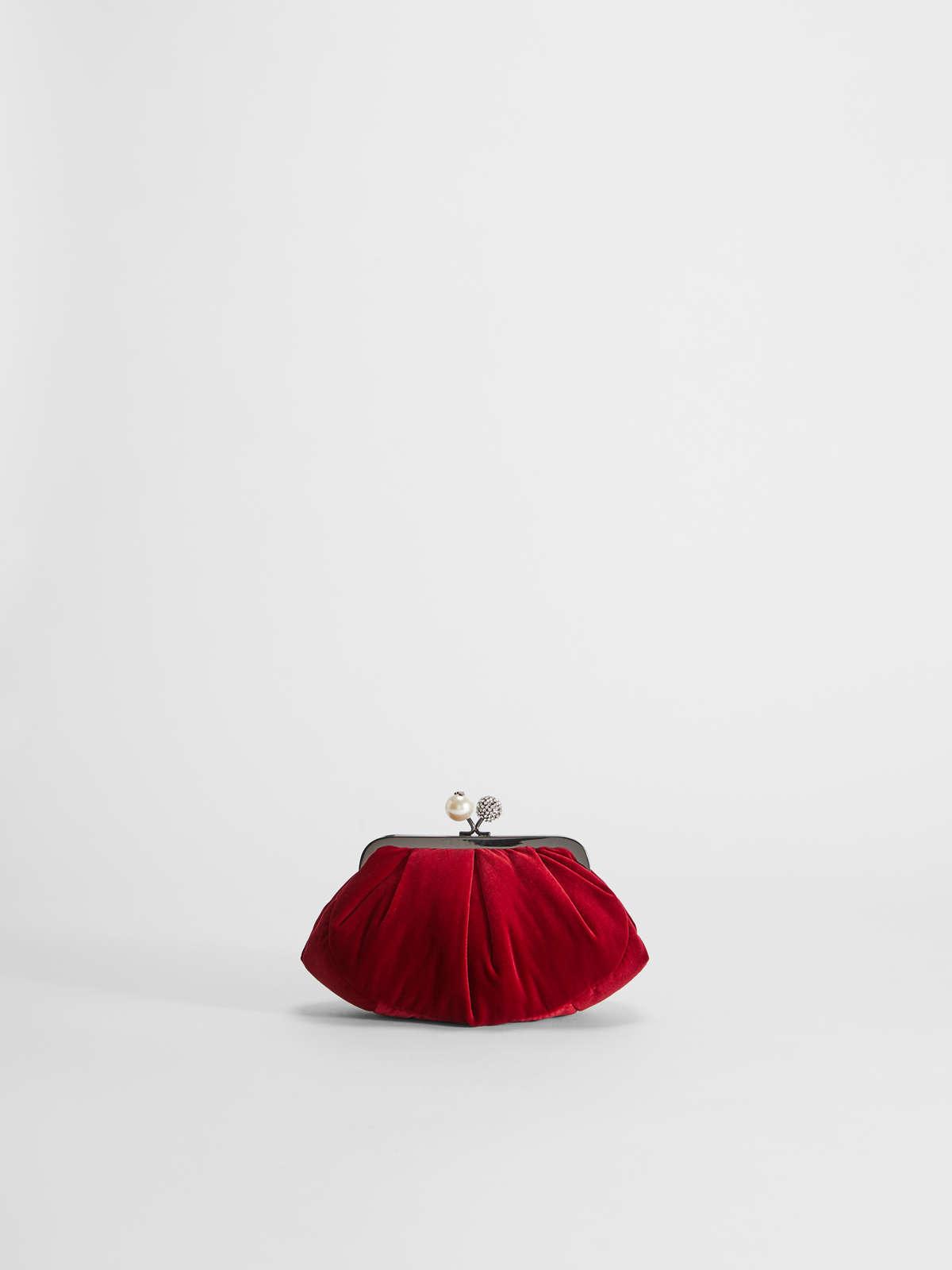 Womens Max Mara Shoulder Bags | Small Velvet Pasticcino Bag Bordeaux