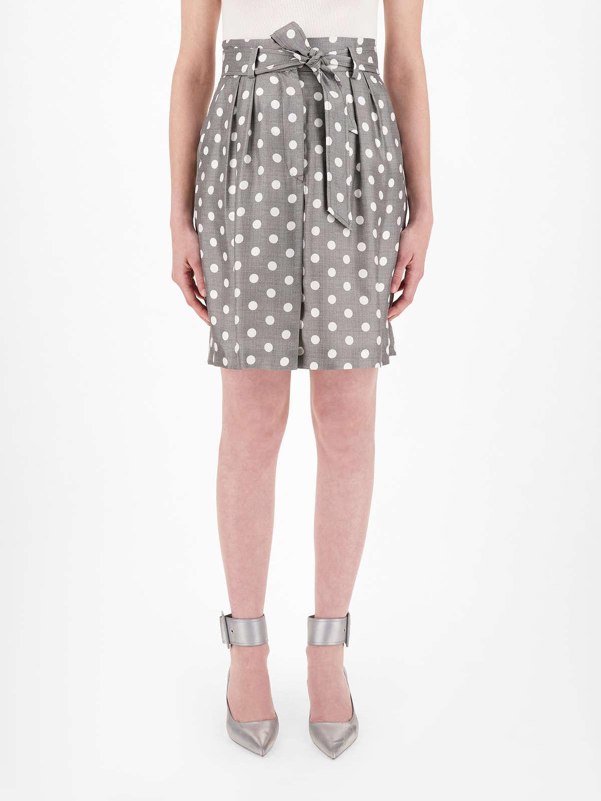 Womens Max Mara Skirts | Silk Skirt Optical White