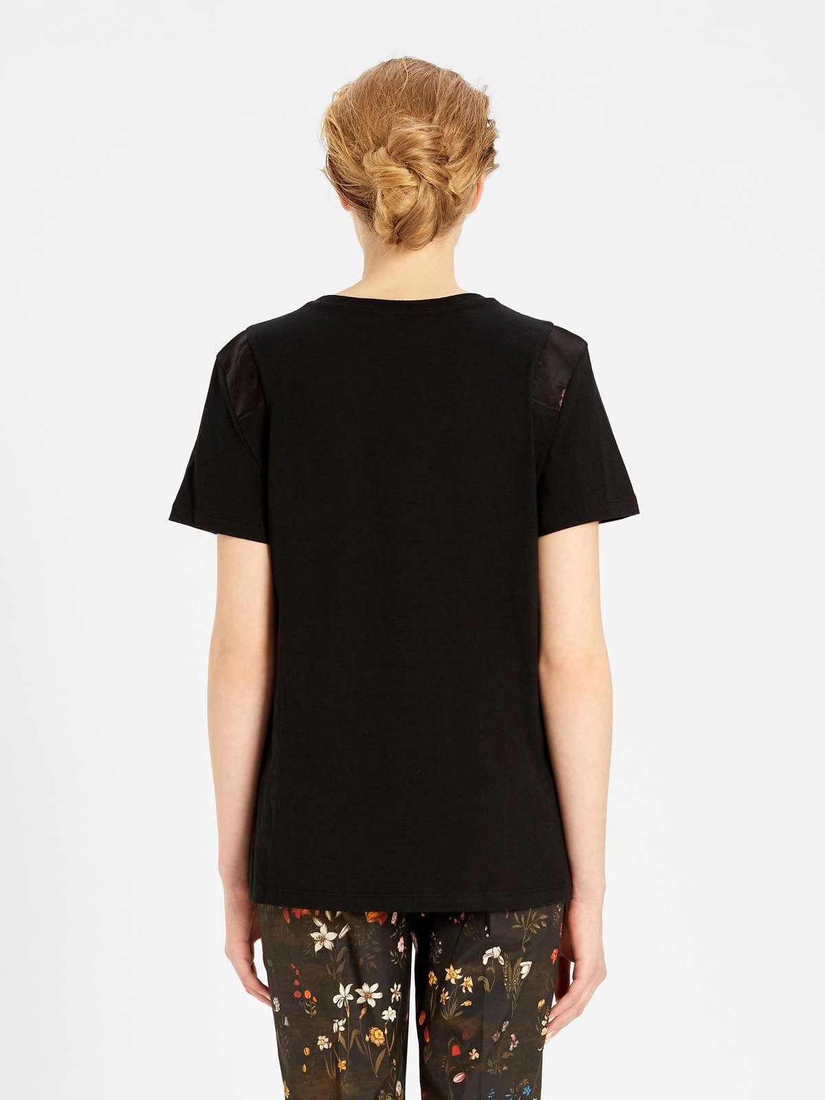 Womens Max Mara Tops And T-Shirts | Cotton Jersey T-Shirt Black