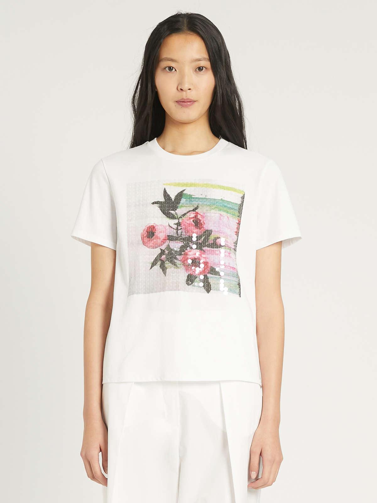 Womens Max Mara Tops And T-Shirts | Cotton Jersey T-Shirt White