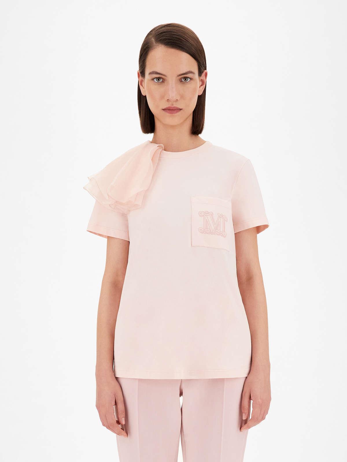Womens Max Mara Tops And T-Shirts | Cotton T-Shirt Pink