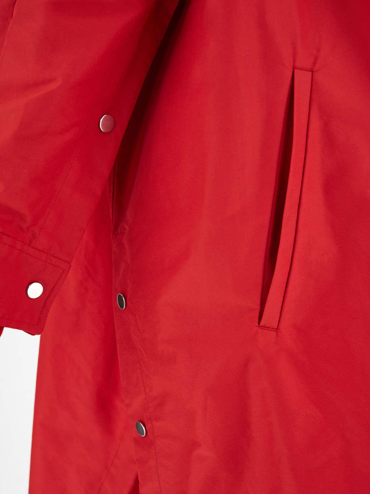 Womens Max Mara Trench | Water-Repellent Technical Cotton Parka Red