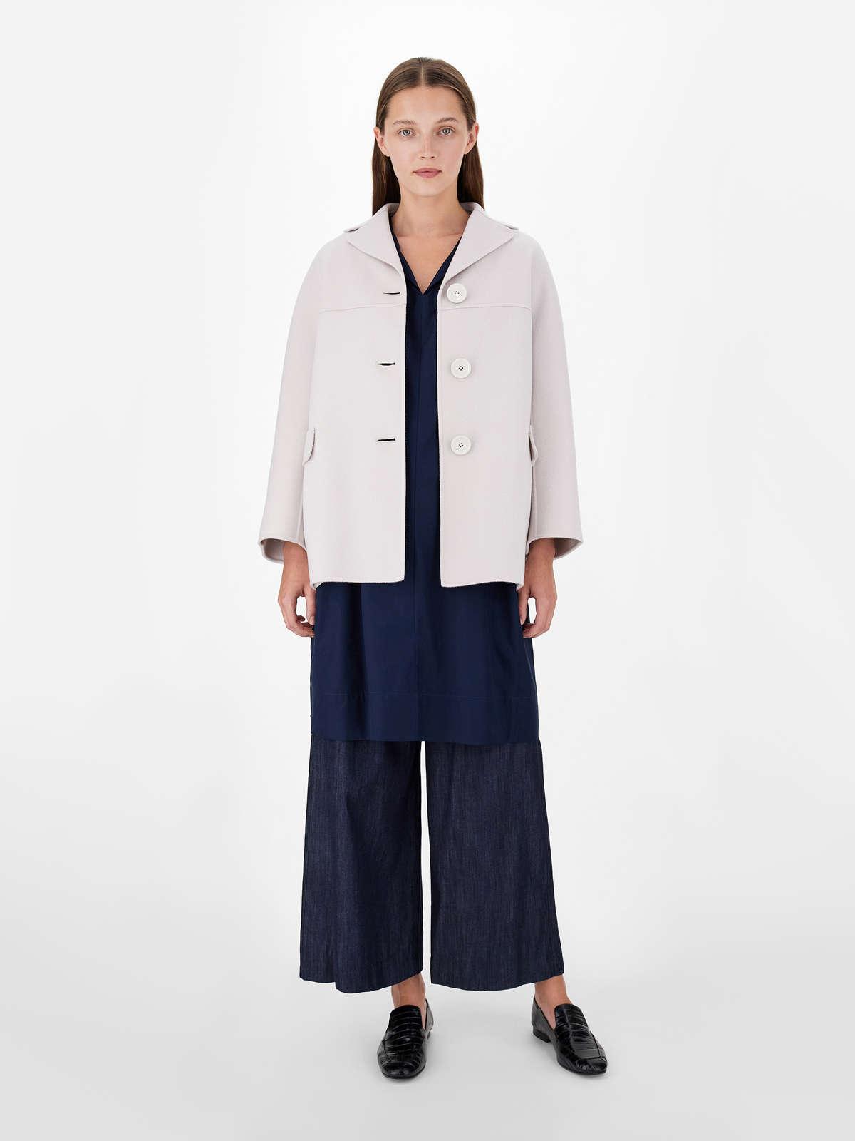 Womens Max Mara Trousers And Jeans | Cotton Denim Trousers Midnightblue