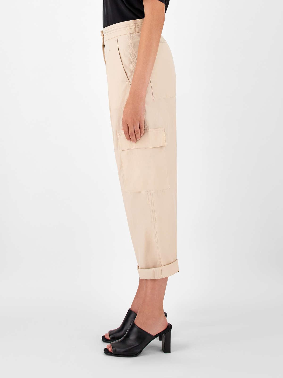 Womens Max Mara Trousers And Jeans | Cotton Poplin Trousers Colonial