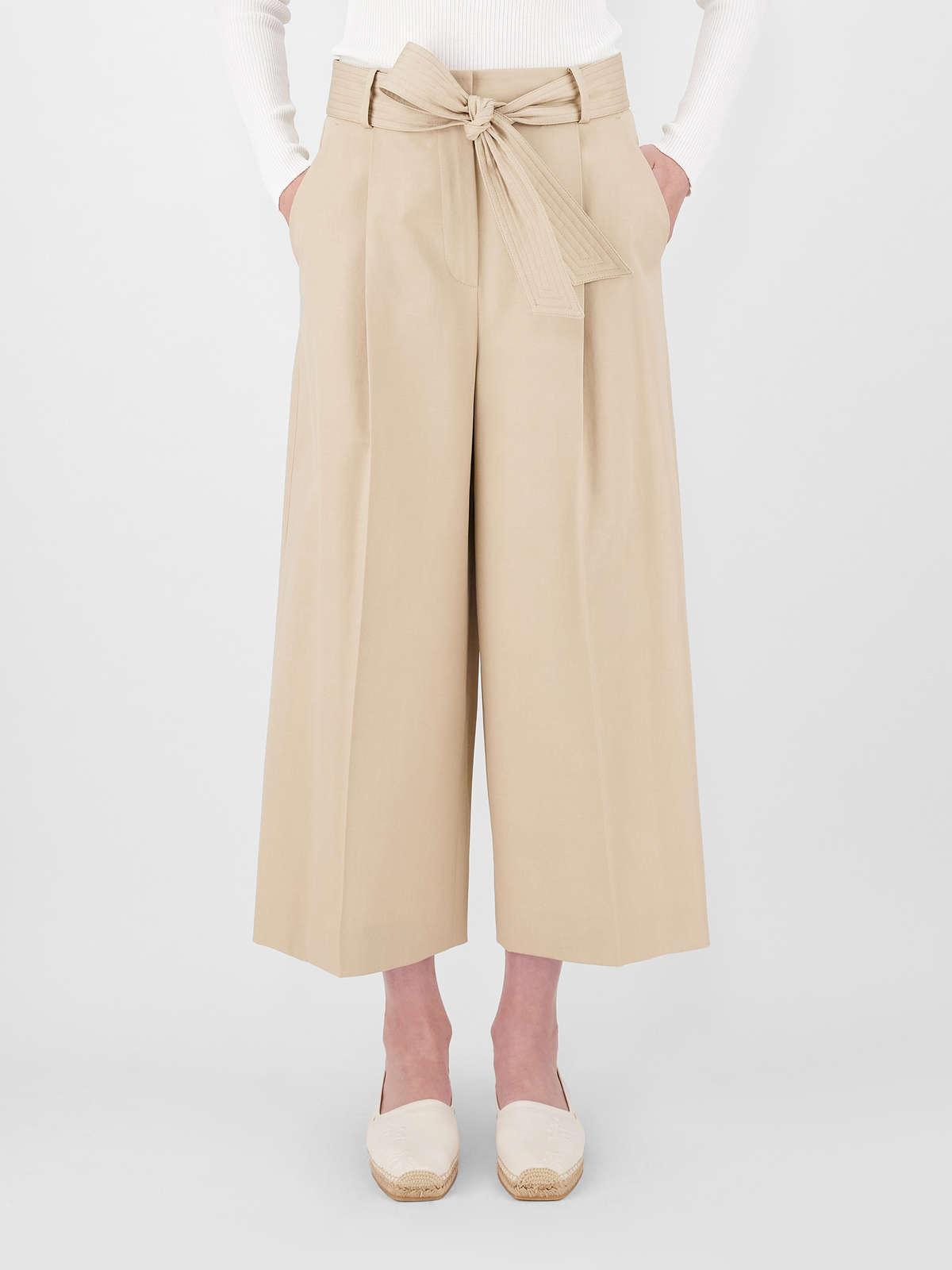 Womens Max Mara Trousers And Jeans | Stretch Cotton Twill Trousers Sand